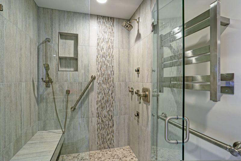 Mixed Material Shower Walls